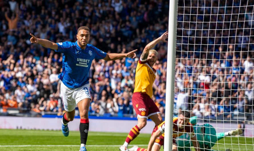 Brilliant Cyriel Dessers gives Rangers first win of the season after victory over Motherwell