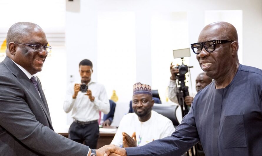 Obaseki swears in Joseph Eboigbe as new Edo SSG
