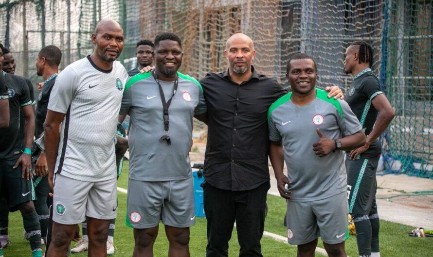 Eric Chelle visits Flying Eagles camp as Nigeria gear up for U-20 AFCON and World Cup qualifiers