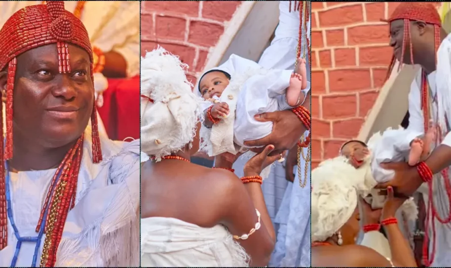 Ooni of Ife hosts grand homecoming for Olori Ashley, newborn Prince