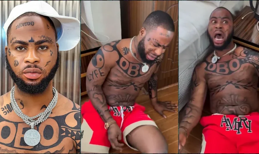 Trinity Guy in tears as Davido makes his dream come true